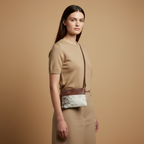 Handcrafted Leather Mini Crossbody Bag with Hair-On Hide 18