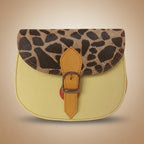 Handcrafted Cowhide Leather Crossbody Bag – One of a Kind - 01