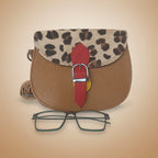 Handcrafted Cowhide Leather Crossbody Bag – One of a Kind - 02