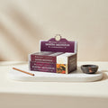 Mantra Meditation incense boxes on a white background
