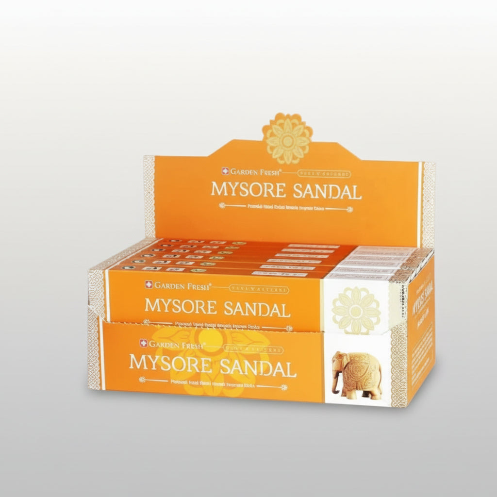Mysore Sandal packaging on a white background