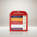 Aroma collection packaging with various incense options on a white background