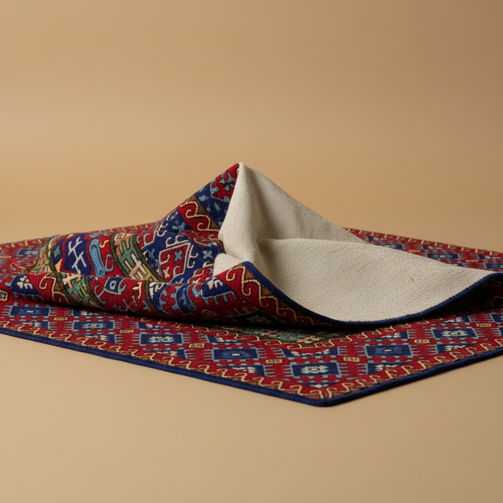 Kashmir Atelier – Baramulla Stripe Rug (183 x 122 cm)