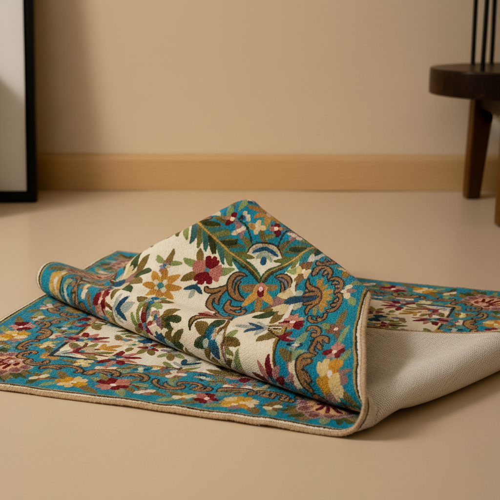 Kashmir Atelier – Gulzar Garden Rug (80 x 122 cm)