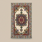Kashmir Atelier – Noor Medallion Rug (80 x 122 cm)