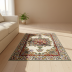 Kashmir Atelier – Noor Medallion Rug (80 x 122 cm)