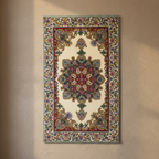 Kashmir Atelier – Noor Medallion Rug (80 x 122 cm)
