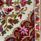 Kashmir Atelier – Gulzar Floral Rug (62 × 92 cm)