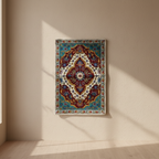 Kashmir Atelier – Rihana Medallion Rug (62 × 92 cm)