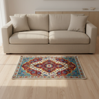 Kashmir Atelier – Rihana Medallion Rug (62 × 92 cm)