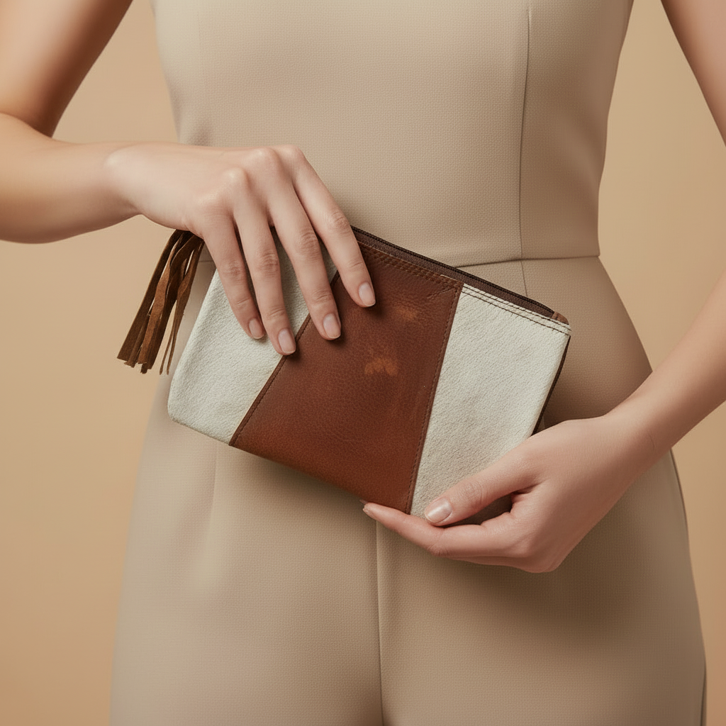 Cowhide Leather Clutch Wallet – 04