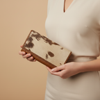 Hair-On Leather Wallet Clutch – Natural Hide Edition 03