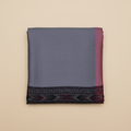 Grey Kullu Wool Stole – Handwoven Himalayan Minimal Design