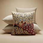 Kashmir Atelier – Safar Tree Story Cushion (45 × 45 cm)