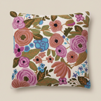 Kashmir Atelier – Yasmin Garden Cushion (45 × 45 cm)