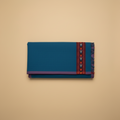 Teal Blue Kullu Wool Stole – Handwoven Himalayan Textile