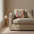 Kashmir Atelier – Yasmin Garden Cushion (45 × 45 cm)