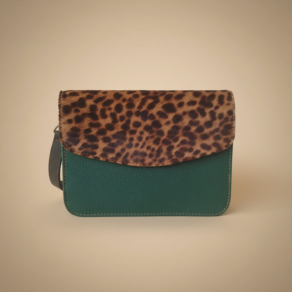 Cowhide Leather Shoulder Bag – Unique Piece 06