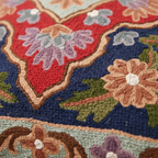 Kashmir Atelier – Floral Medallion Cushion (40x40 cm)